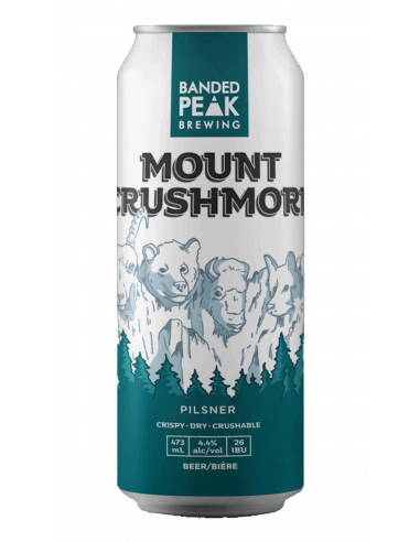 Banded Peak Mount Crushmore Pilsner