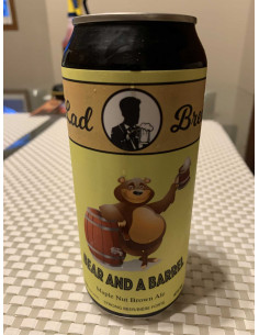 Handsome Lad Bear and A Barrel