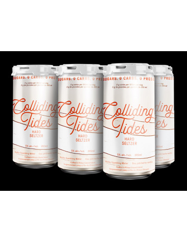 Colliding Tides hard Seltzer