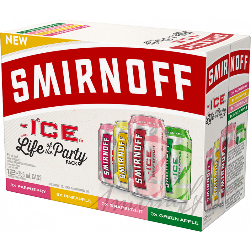 Smirnoff ICE Flavours Variety Pack -...
